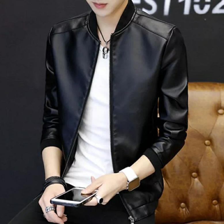TERBARU (NEW TREN) Jaket Kulit Asli Pria Silverstone RFLA Ariel Noah size jumbo  3XL  4XL  5XL KEKIN