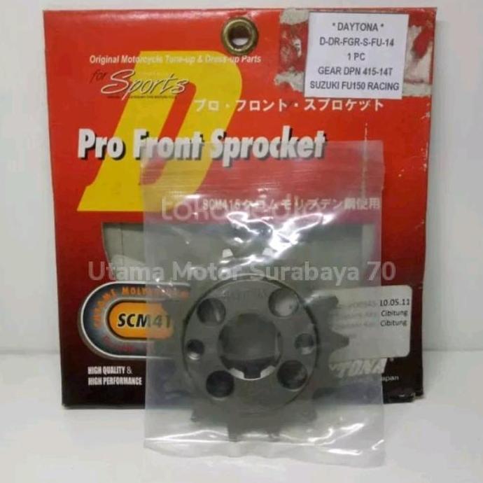 BEBAS ONGKIR - GEAR DEPAN DAYTONA SATRIA FU150 415-11T sd 415-16T