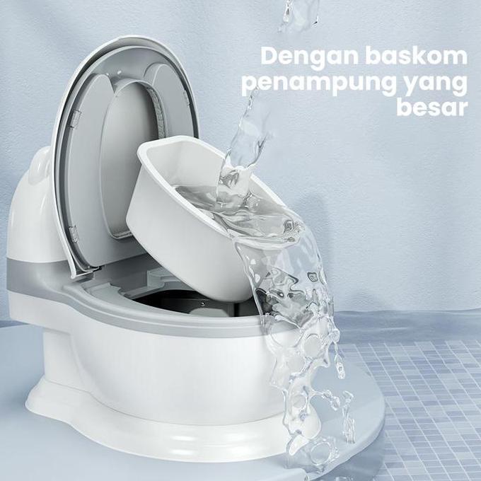Bambino- Dejavu Toilet Duduk Anak Latihan Buang Air Kecil Anak Potty Toilet Training Seat Toilet Ana