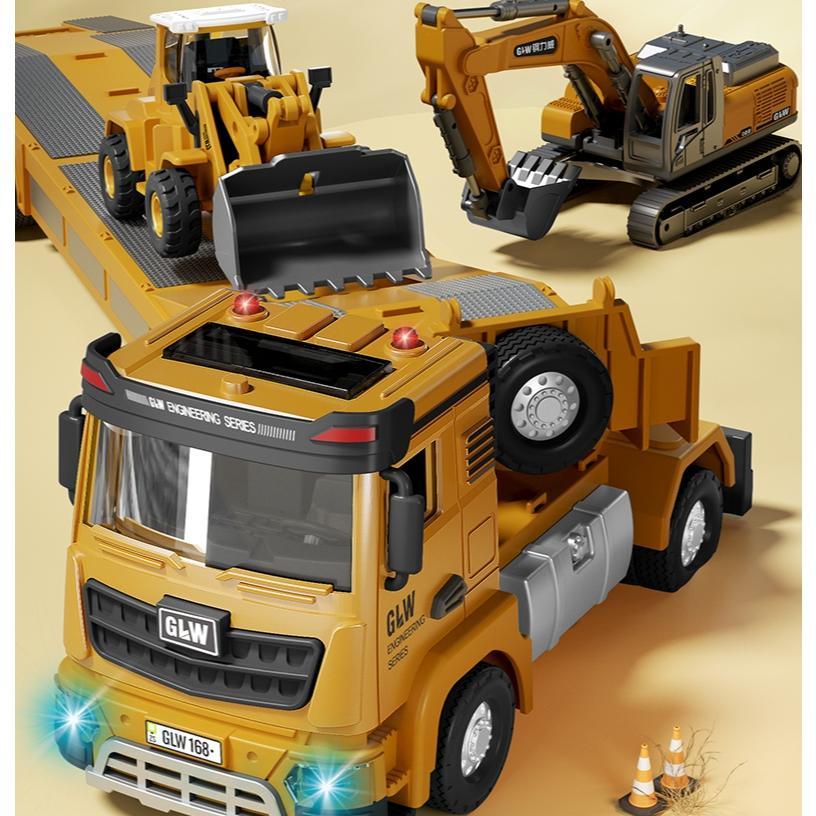 DISKON Mainan Anak Self Loader Truck Mainan Mobil Excavator Loader KEKINIAN