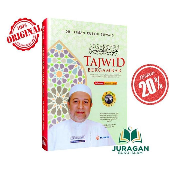 New Buku Tajwid Bergambar (Tajwidul Mushawwar) - Dr. Ayman Rusydi Suwaid