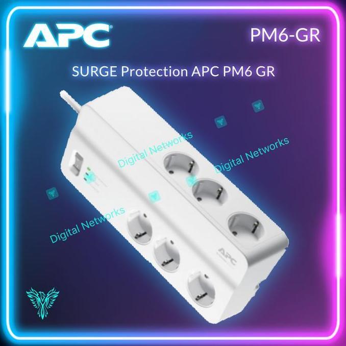 TERMURAH - APC PM6 GR APC Surge Protection PM6 GR 230V
