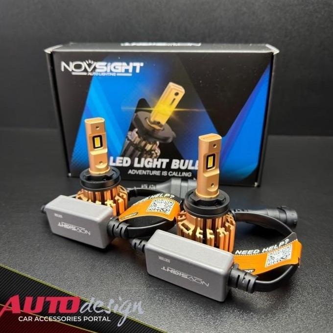 Kualitas Terjamin Lampu Led Mobil Novsight A397- F03Y H1 H3 H4 H7 H8 H11 H16 Hb3 Hb4