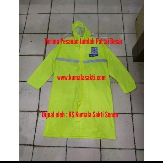 NEW JAS HUJAN SATPAM SECURITY TERUSAN DASTER JUBAH|RAINCOAT ROSIDA ORI