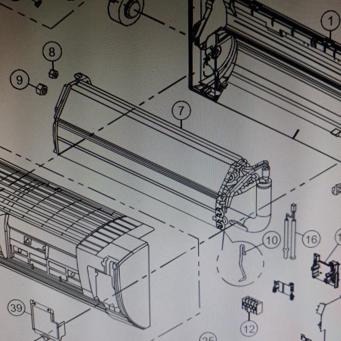 Evaporator AC Split Panasonic 2 PK PN18SKP