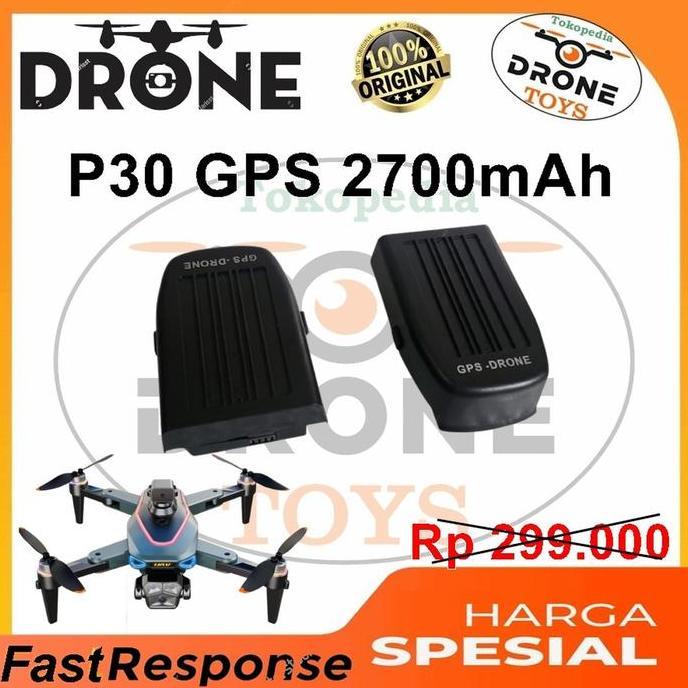 TERLARIS BATTERY DRONE P30 GPS BATRE 3.7V 2700MAH ORINAL BATERAI DRONE P30