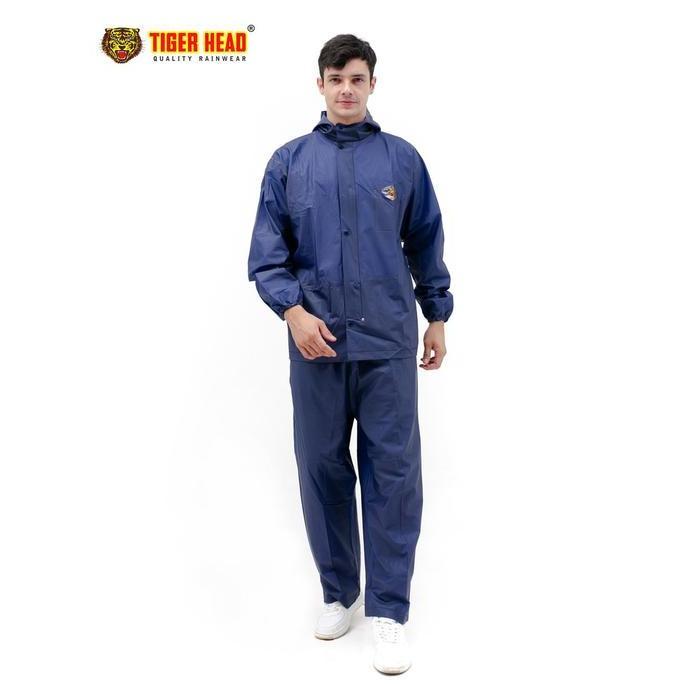 NEW JAS HUJAN SETELAN DEWASA TIGER HEAD PROFESIONAL 68276 ORI