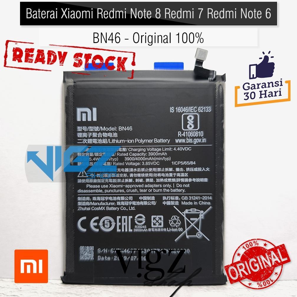 Battery Baterai Batre Xiaomi Redmi Note 8 Redmi 7 Redmi Note 6 Bn46 Original 100%
