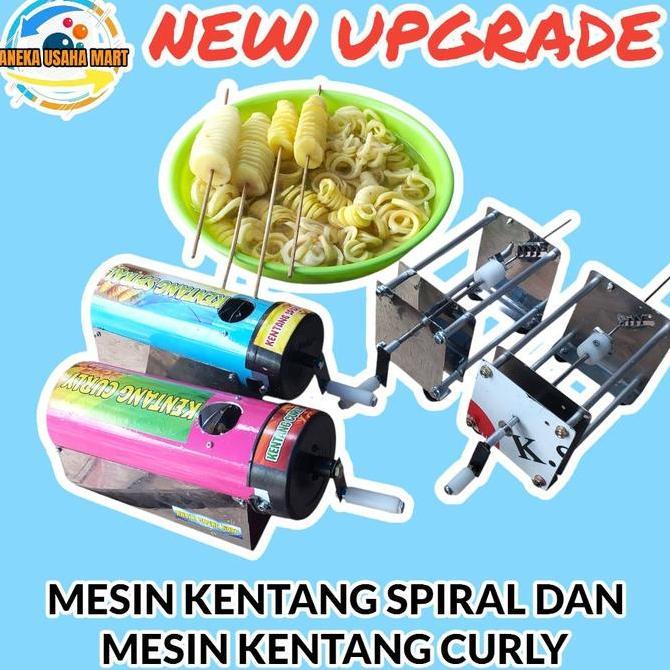 Mesin Kentang Spiral+ Kentang Curly Murah - Alat Pemotong Kentang Spiral/Kentang Ulir Kentang Goreng