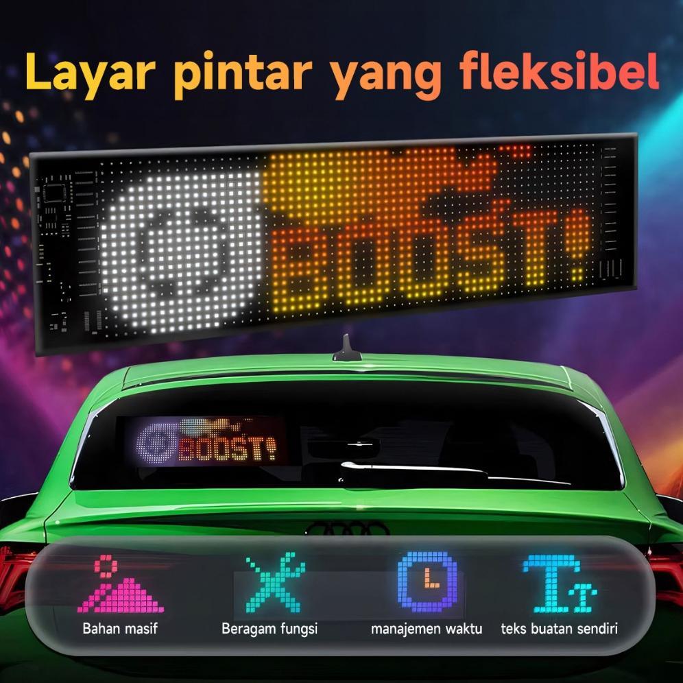 (COD) Jovitech LP12 Flexible LED Matrix Panel Programmable Soft LED Screen APP Control GPS System Fl