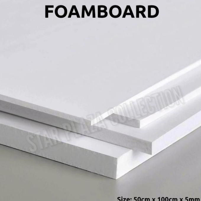 Polyfoam Depron Foamboard 5MM - Packing / Model Pesawat (50cm x 100cm)