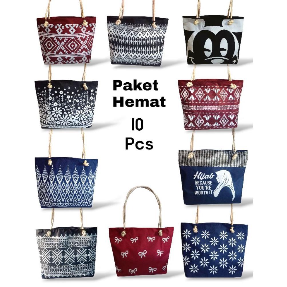 Saless Eir Shop Tas Totebag Wanita Paket Hemat Dan Usaha Terbaru