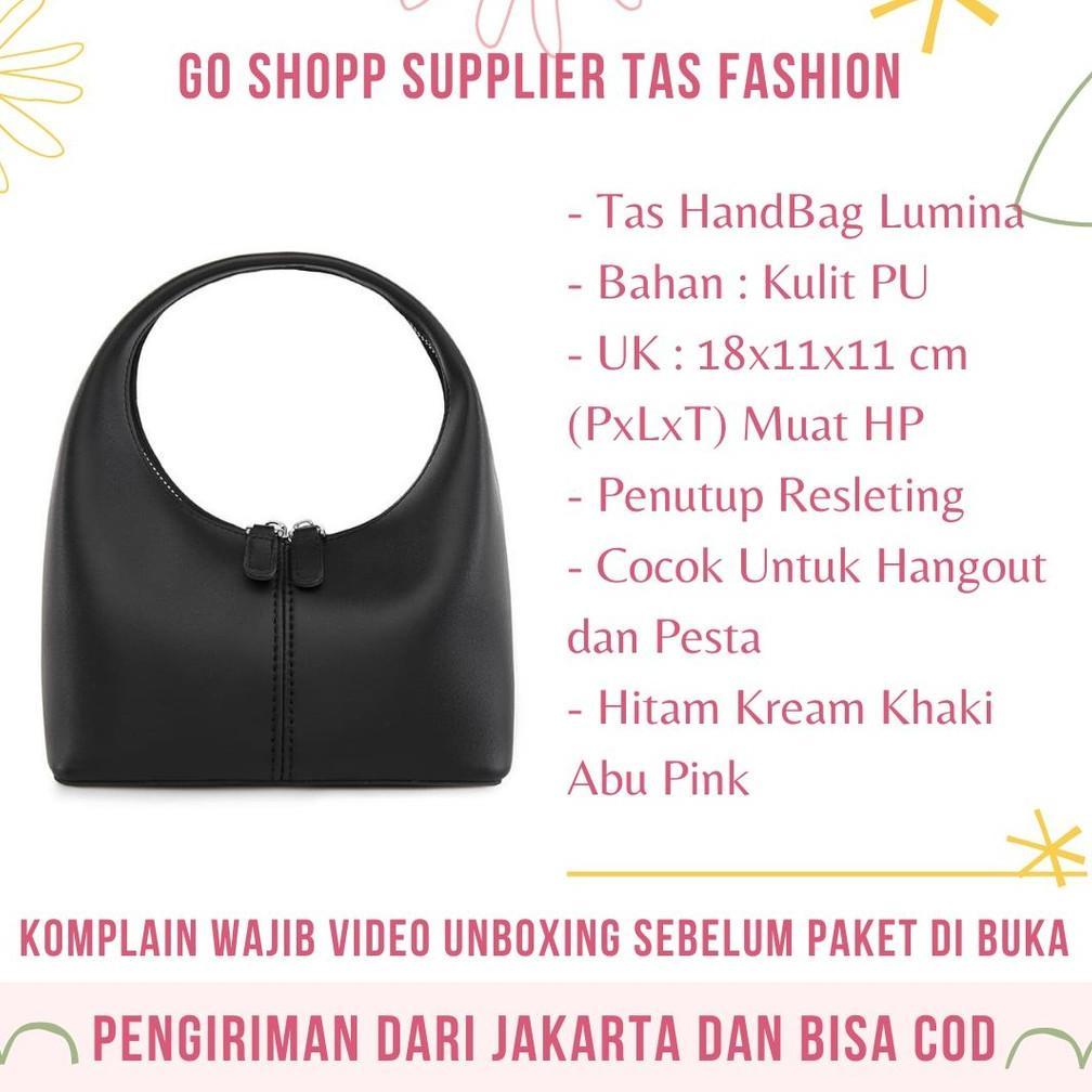 Unik Tas Handbag Mini Kulit Wanita Elegan Import Korea Style Viral Terbaru Tas Jinjing Pesta Lumina 