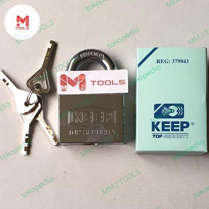 Gembok KEEP 50mm Pendek- KEEP Top Security Lock-KEEP Gembok stainless
