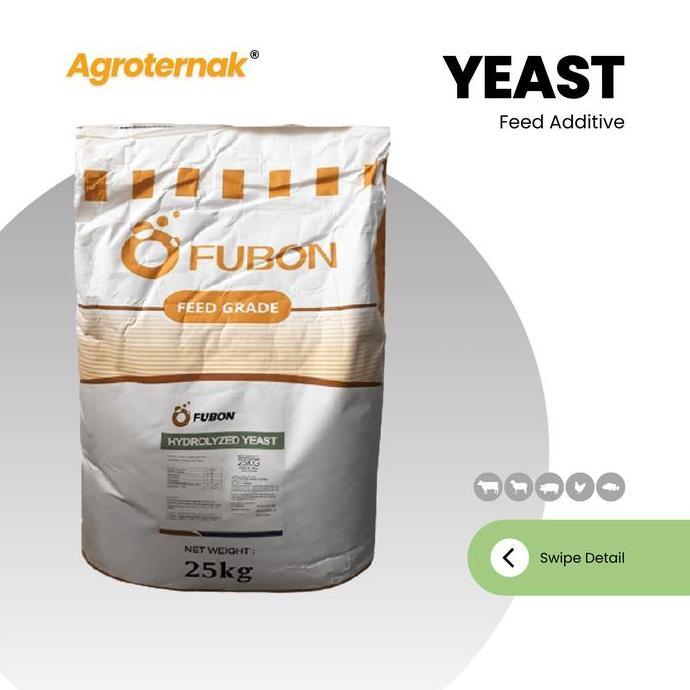 YEAST POWDER Probiotic Ragi Saccharomyces Aditif Pakan Hewan Ternak