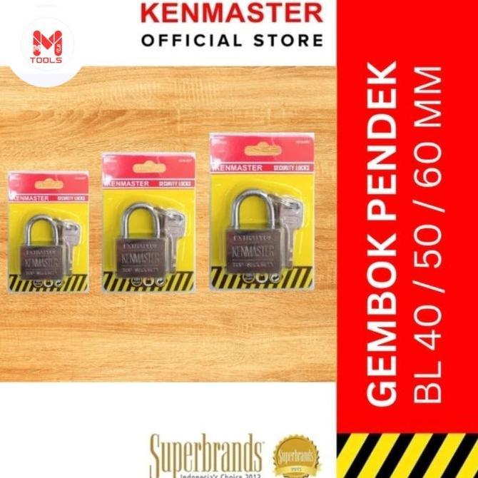 Gembok Nekel KENMASTER 50mm Pendek - KENMASTER Gembok Stainless - Gembok Anti Maling - Gembok Pagar 