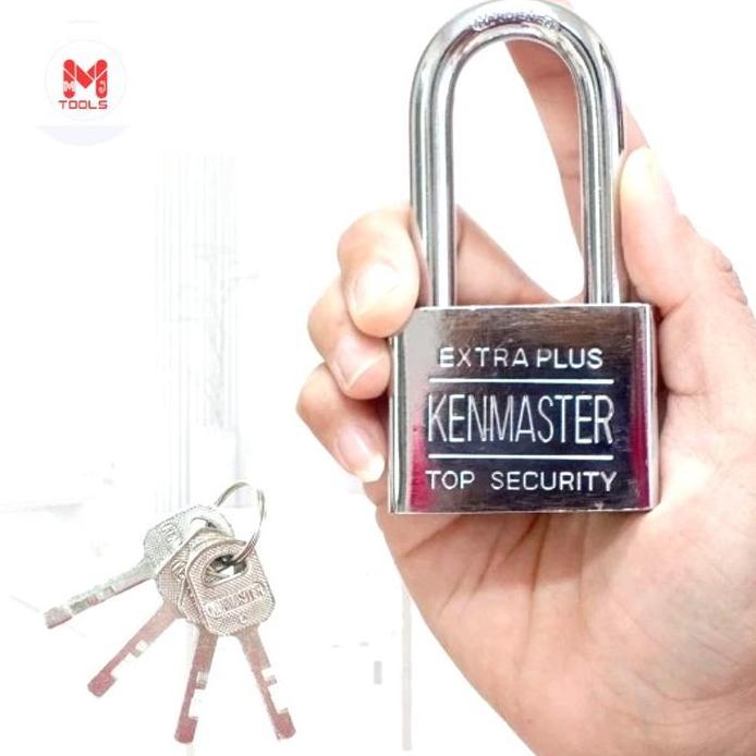 Gembok Nekel KENMASTER 40mm Panjang - KENMASTER Gembok Stainless - Gembok Anti Maling - Gembok Pagar