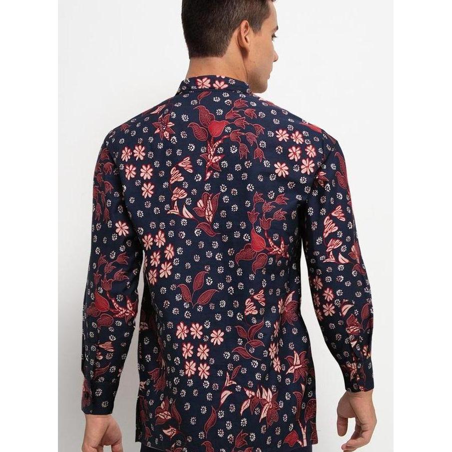 NEW ARJUNA WEDA KEMEJA BATIK PRIA MOTIF ALAS MADURAAN - BODY FIT | BAHAN KATUN | LENGAN PANJANG | KA