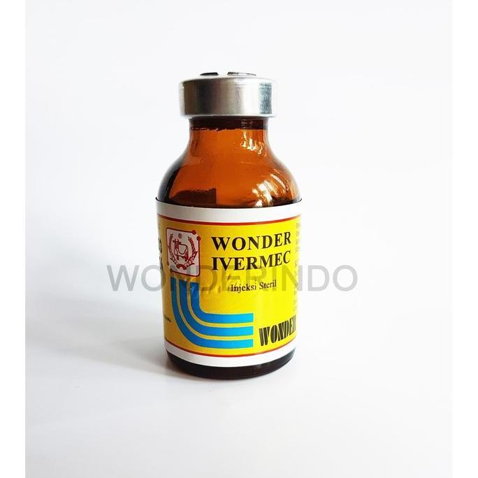Wonder Ivermec 20 mL obat cacing kutu injeksi ivermectin untuk hewan
