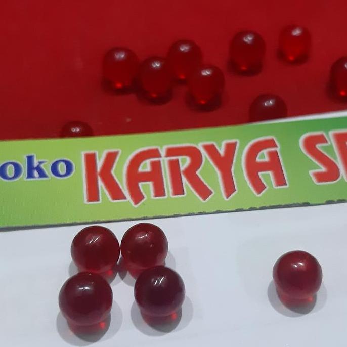Barang Antik Replika Batu Mustika Merah Delima MD Bulet koleksi