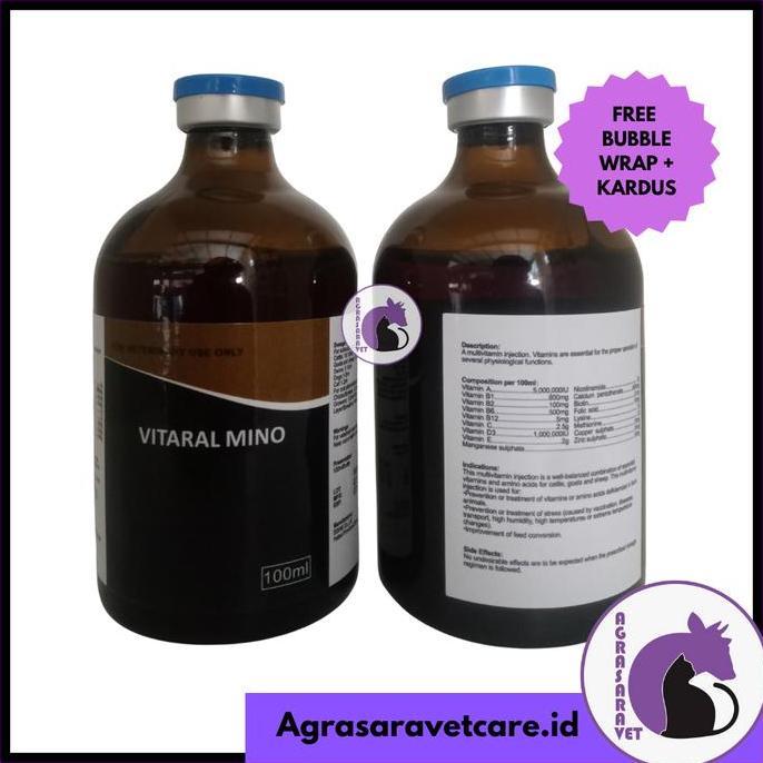VITARAL MINO 100 Ml Multivitamin Asam Amino Inj - Like VIAMIN Like AMINOPLEX FORTE