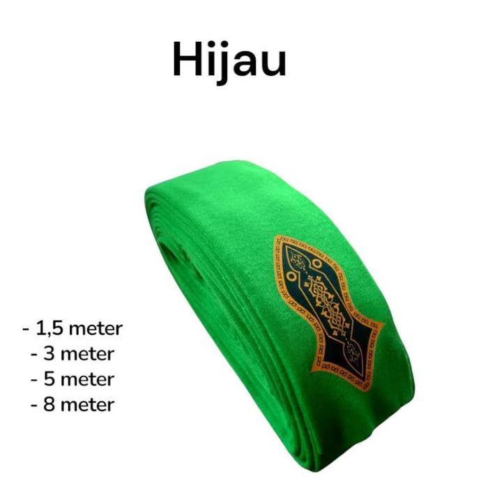 sorban imamah sorban rida/sorban peci imamah Hijau Putih Hitam