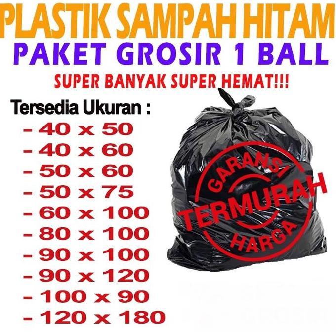 Kantong Plastik Sampah | Kantong Sampah | Plastik Sampah Besar 1 BALL