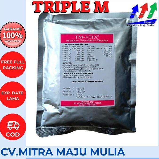 TM-VITA 250 GRAM TRIPLE M - OBAT TERNAK
