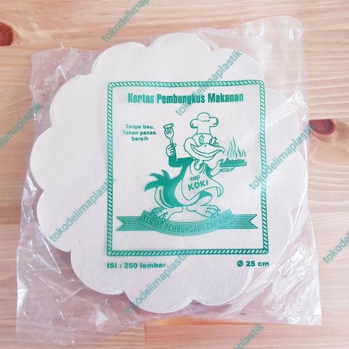 Kertas Nasi Bunga / Kertas Nasi Bulat - 25cm / 28cm