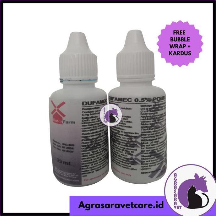 Dufamec 0,5% Pour On 25 Ml - Obat Kutu Gudig Scabies Hewan