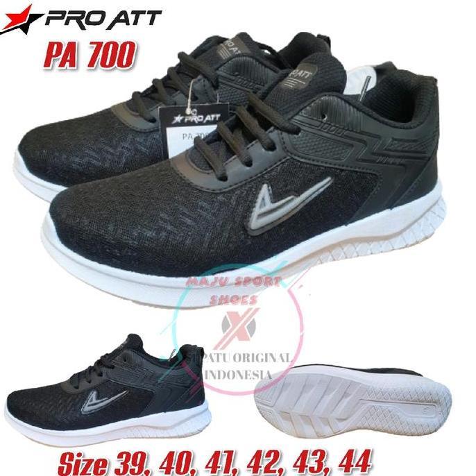 PRO ATT PA 700 / PRO ATT PI 600 - SEPATU SEKOLAH PRO ATT HITAM POLOS  DAN HITAM PUTIH / SEPATU SEKOL