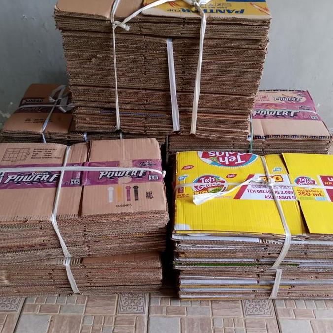 Instant ONLY Dus bekas kardus bekas 5 kg rapi bekas kopi indomi aqua teh pucuk pampers dll