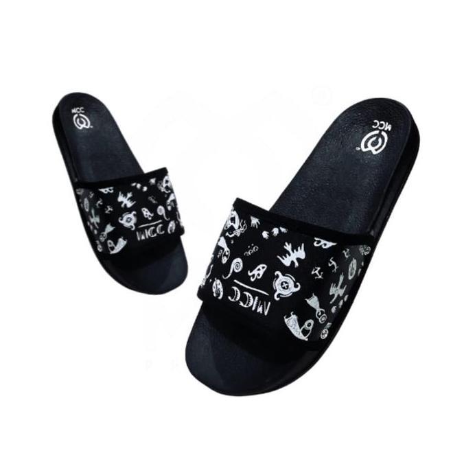 M STREET - AFRIKA DC - Promo Sandal Slop Slip On Distro Casual Pria Wanita Dewasa Karet Shoes Sendal