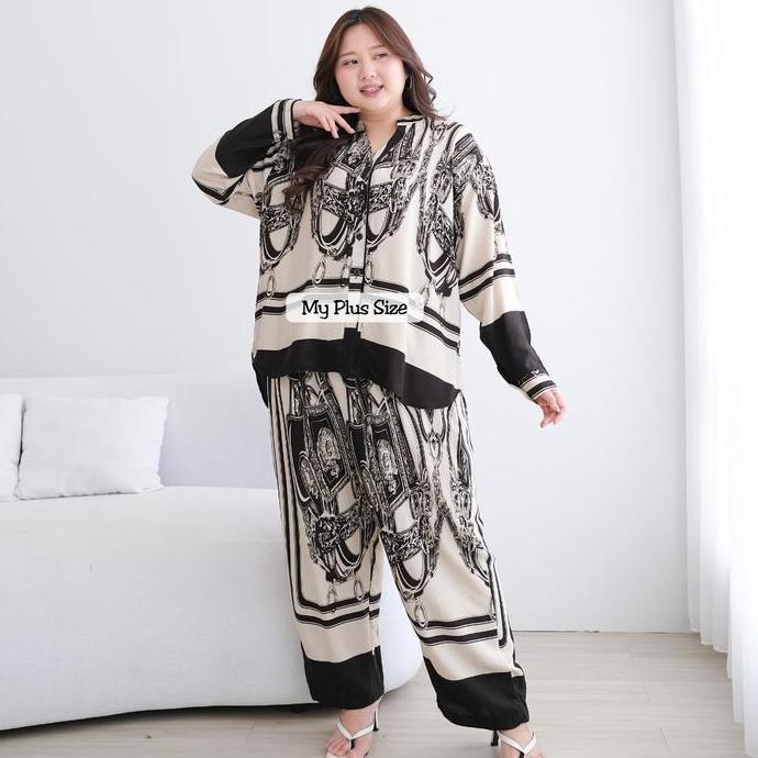 Setelan Celana Jumbo Wanita 3990, 3992, 3976 & 3860, Ld 135 & 150 cm