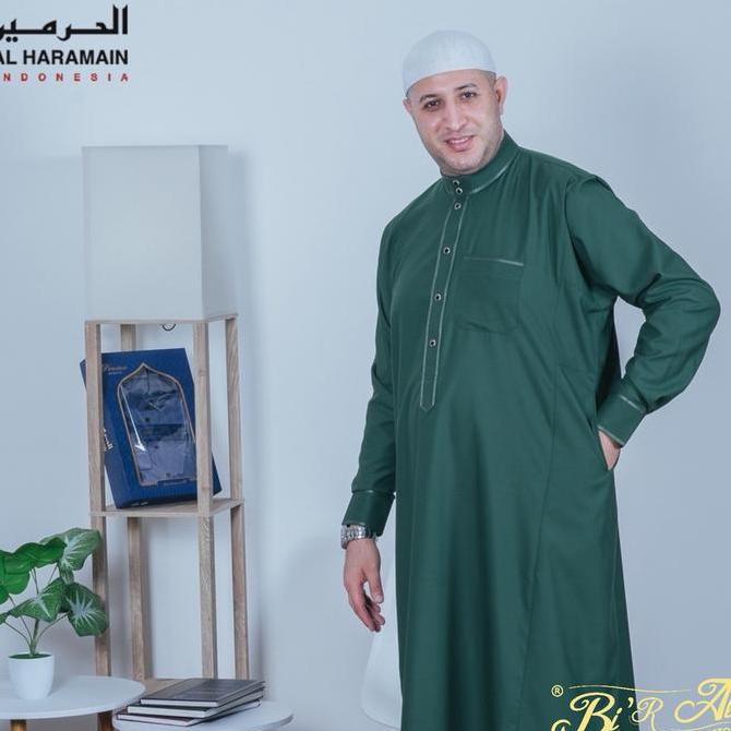 Jubah Haramain Premium Woll List Manset Dewasa