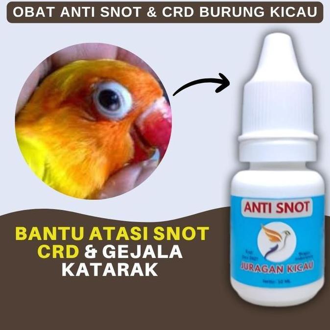 Obat Anti Snot Dan CRD Burung Kicau Original Kenari Murai Batu Sogon Lovebird Dll