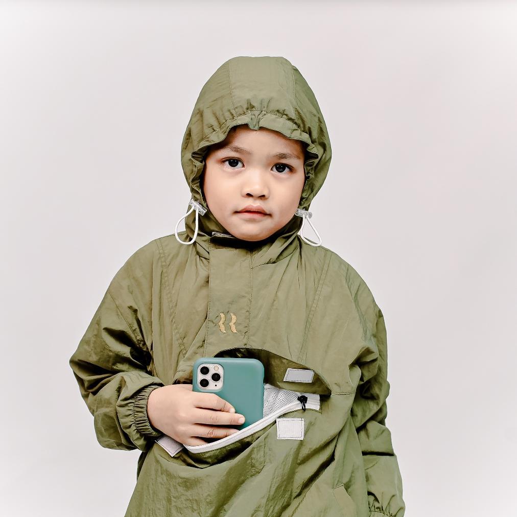 NEW Jaket cagoule rough anak jaket parasut anak rough racoon nylon