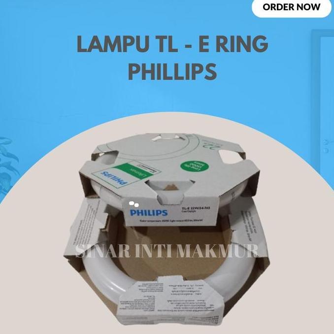 lampu tl e ring 22 watt philips