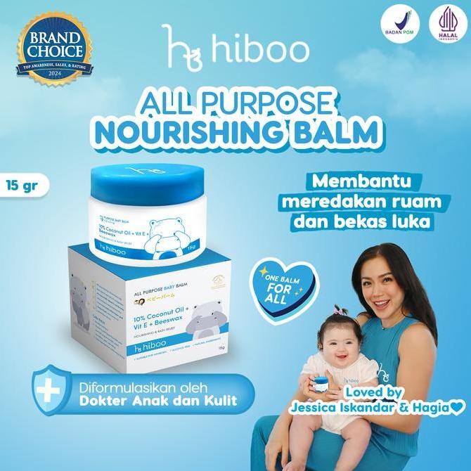 All Purpose Baby Balm 15g Ruam Popok - Nourishing Balm Baby Cream Baby Oil Balsem Kulit Skincare Ana