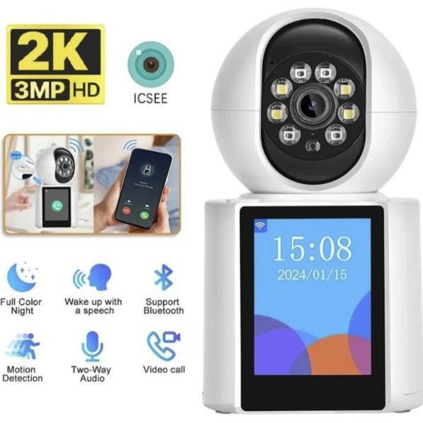 NARBU Smartcom WIFI SMART Camera CCTV IP Camera ICSEE WIFI PTZ, Baby Monitor, Two way Video Call