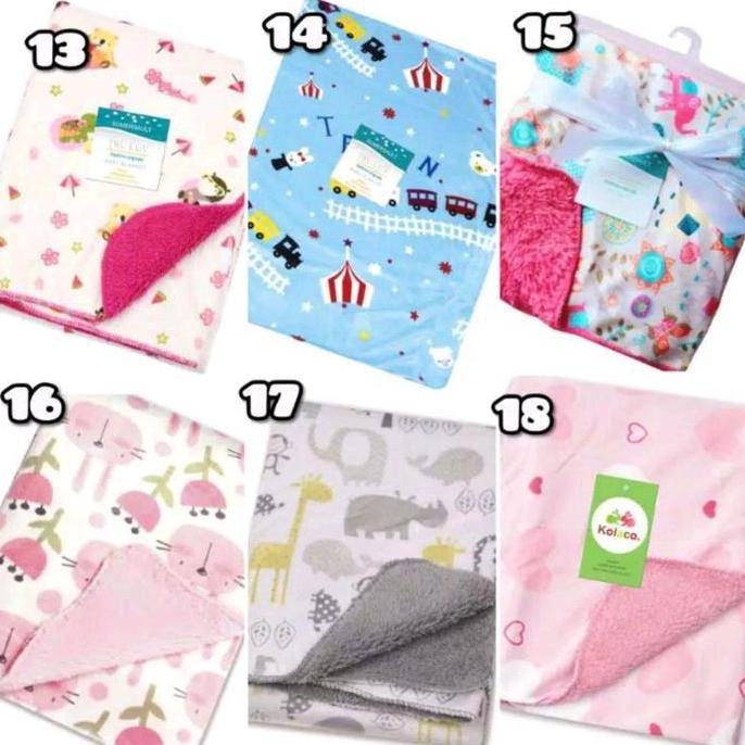 TERLARIS SELIMUT BAYI IMPORT  DOUBLE FLEECE  SUPER LEMBUT/ SELIMUT CARTER /SELIMUT JUST TO YOU / SEL