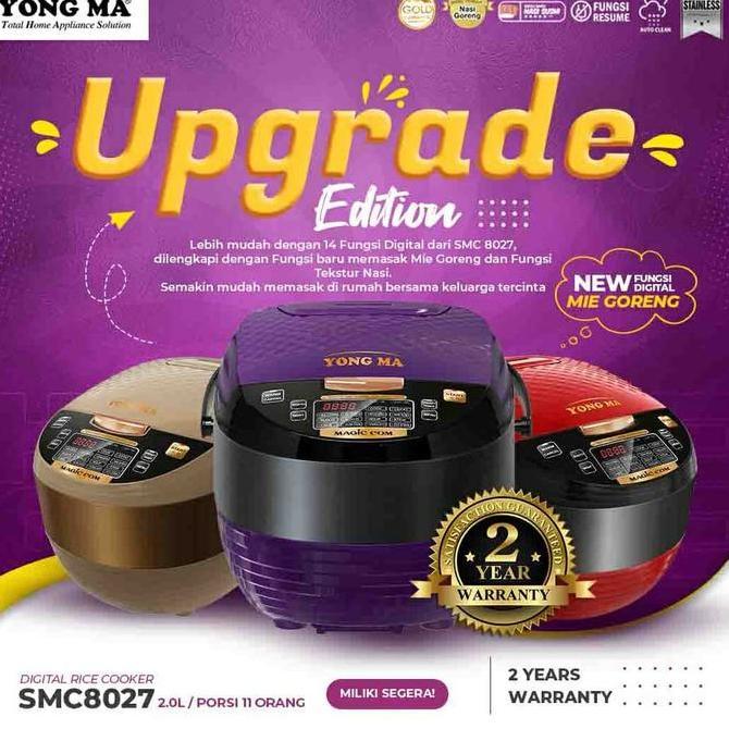 XARIELTA Magic Com YONGMA Digital 14in1 2 Liter SMC 8027 - SMC8027 2L Stainless
