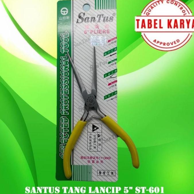 PARANE TANG JEPIT LANCIP KECIL RATA 5" INCH SANTUS ST-601
