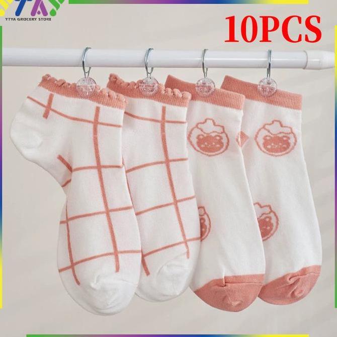 HERBONE 10pcs Ring Pipa Gorden Pengait Gorden Pengait Tirai Jendela Tirai