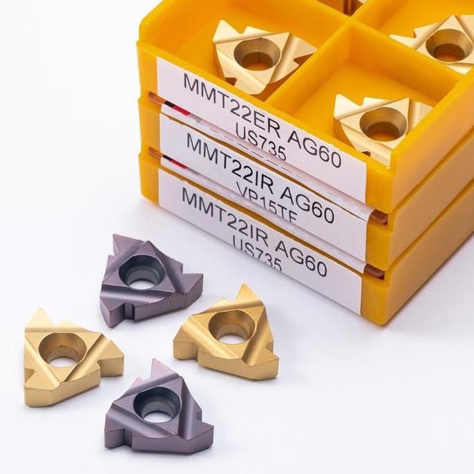HERBONE Insert Ulir MMT 22 IR AG60| Pisau Drat |Ulir Luar |Mata Bubut Ulir