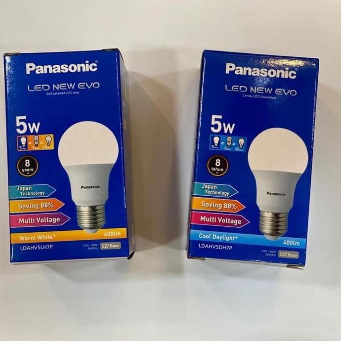 Lampu led bulb panasonic 5 watt 5watt 5w led bulb neo 5w panasonic