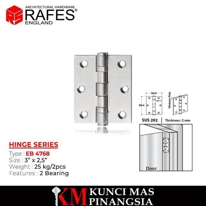 Engsel Pintu / Hinge / 4768 / RAFES ORIGINAL