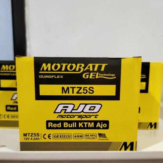 Aki Motor Yamaha Mio M3 Motobatt Mtz5S Aki Kering/Aki Gel