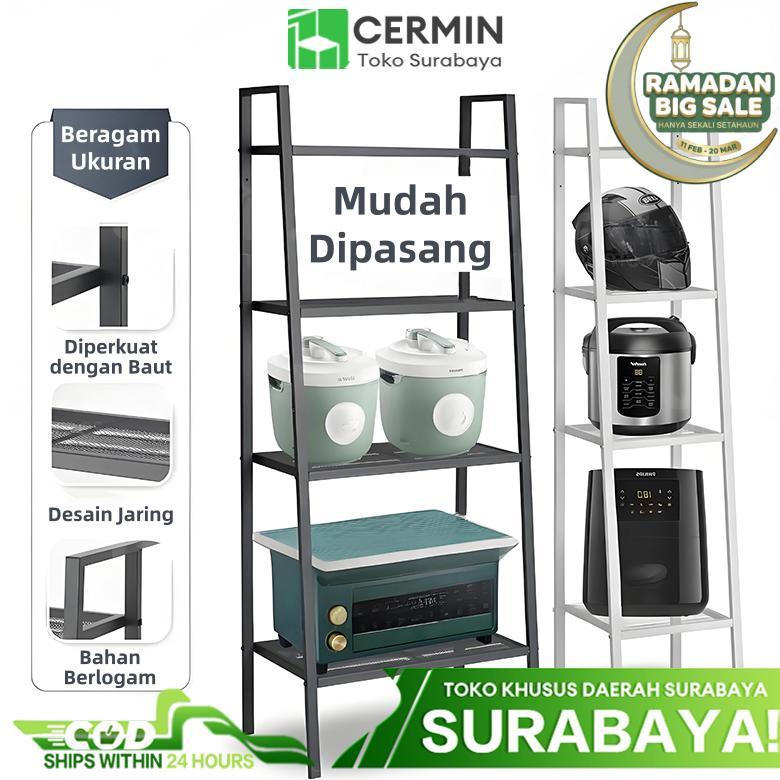 Bagus Pengiriman Dari Surabaya---Rak Besi Susun Rak Buku Rak Layer Besi Lerberg Seri Rak Pajangan Ru