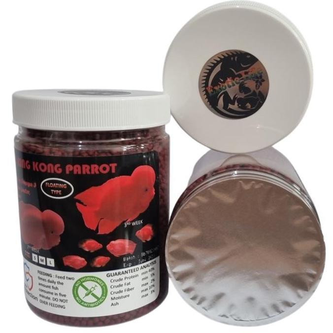 NEW EXOTIC LIFE SUPER BLOOD RED KING KONG PARROT PAKAN PARROT &LOHAN 333GR ORI